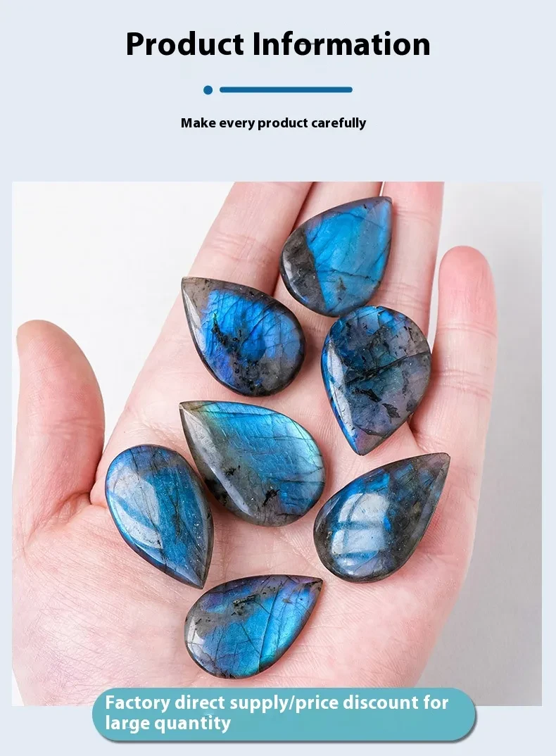 Natural Crystal Blue Light Elongates Stone Droplets