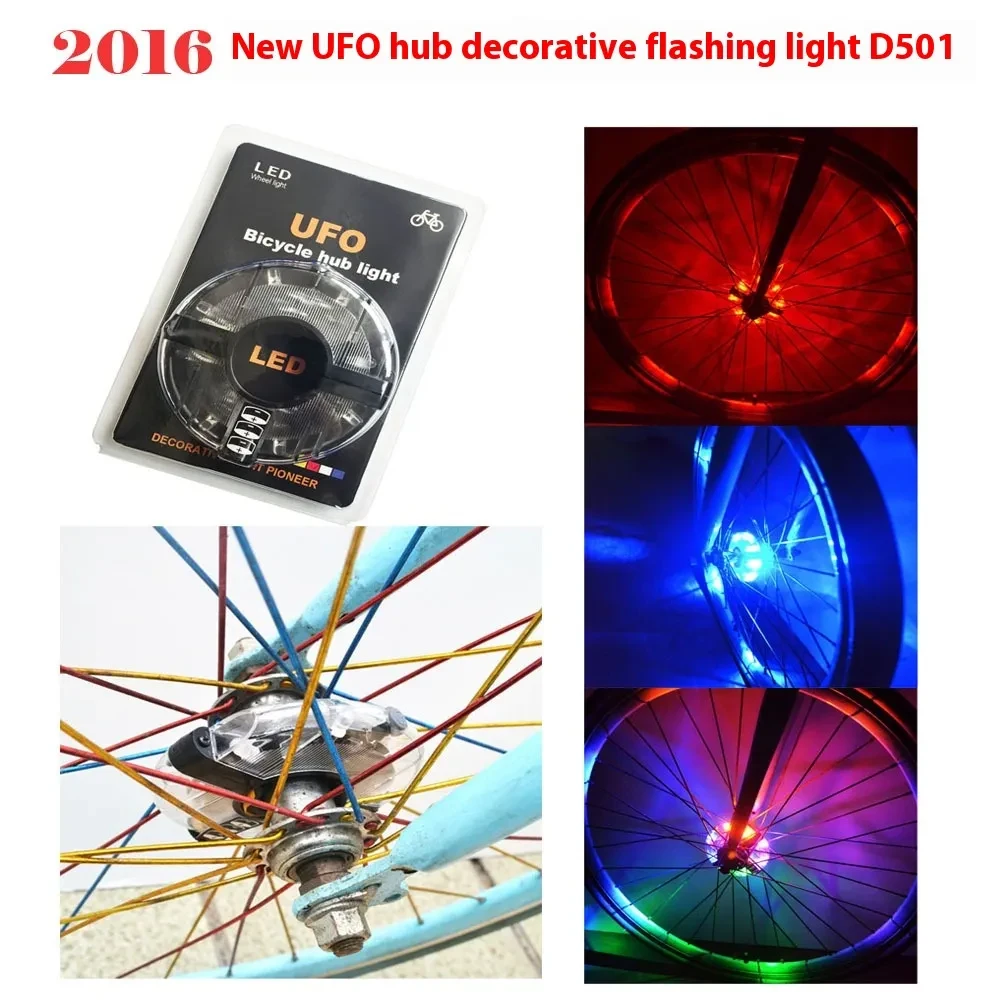 Bicycle Flower-drum Lights Colorful Warning Light