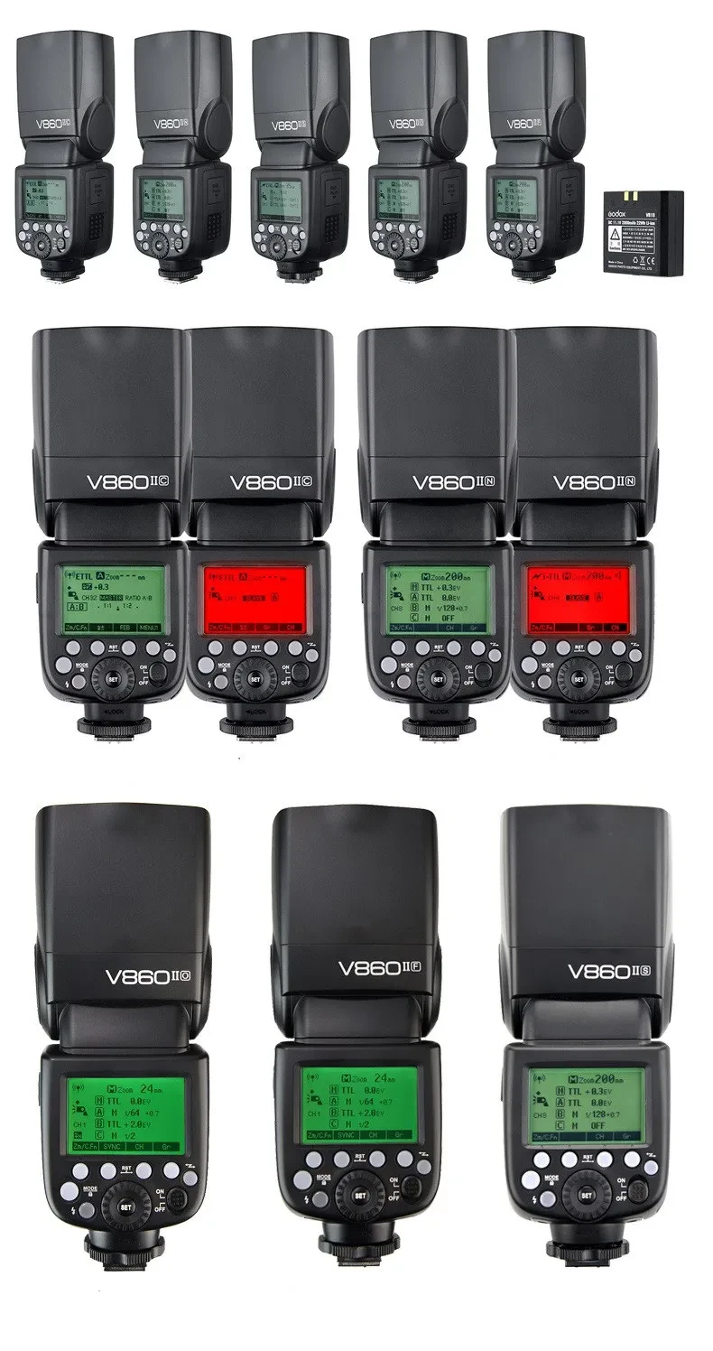 V860II second-generation flash