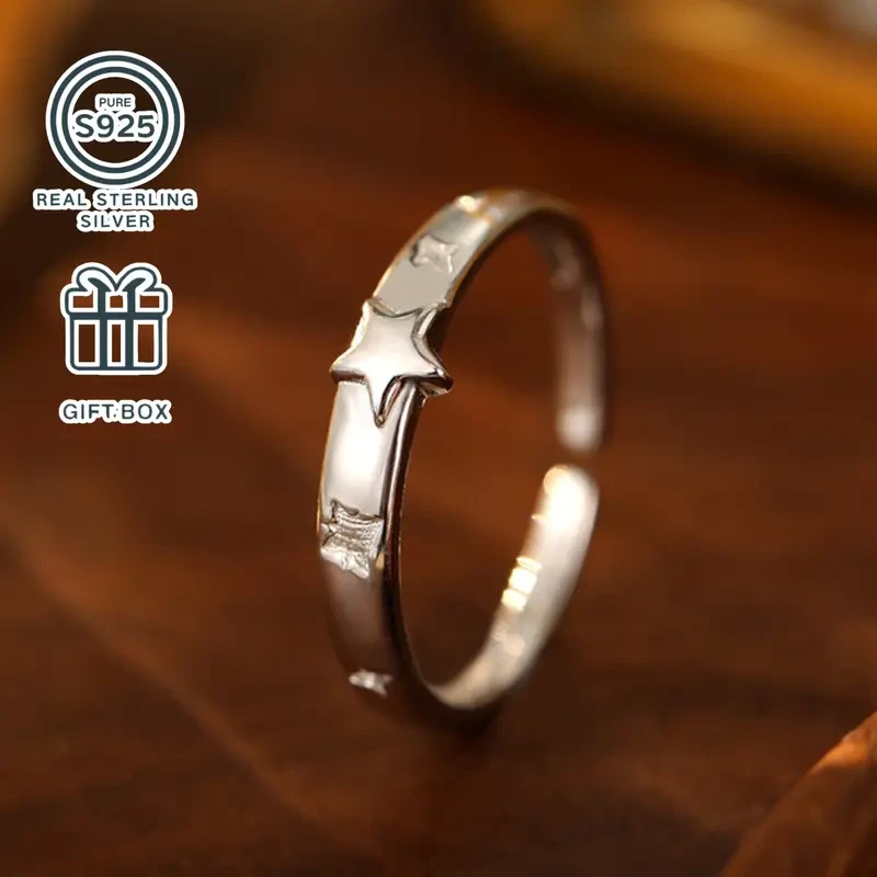 S925 Silver Star Ring A Minimalist Statement of Light, Style, and Everyday Confidence