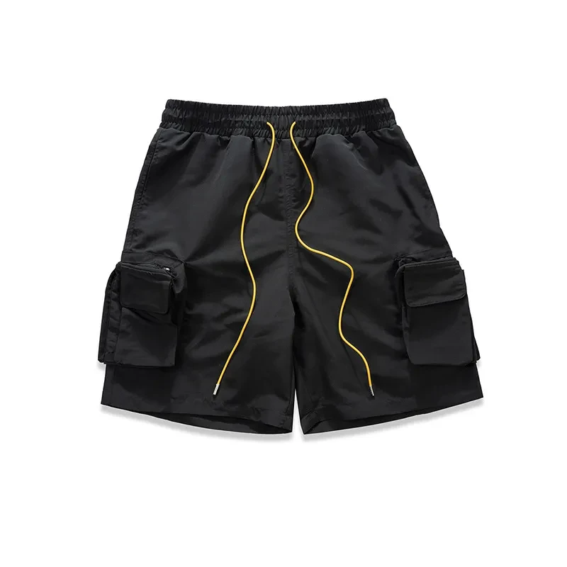 MIJKO Men's Women's Spring Summer New Products Couple Multi-pocket Casual Pants