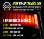 USB Rechargeable LED Bike Tail Light