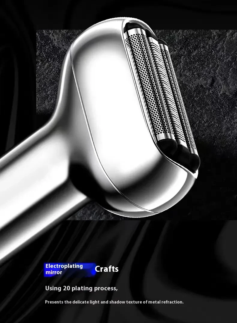 Small Silver Shark Shaver Electric Reciprocating Portable