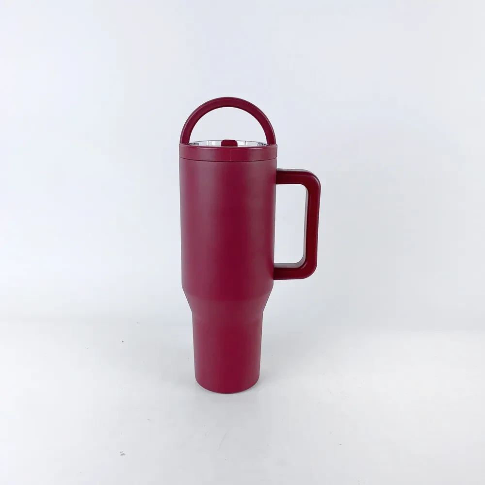 40OZ Folding Straw Lid Leak Proof Car Cup