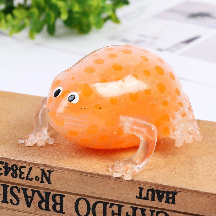 Creative Colorful Beads Vent Frog Multi Colors