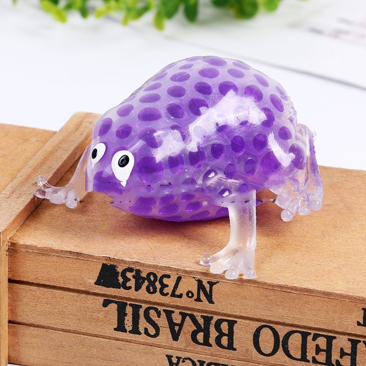 Creative Colorful Beads Vent Frog Multi Colors