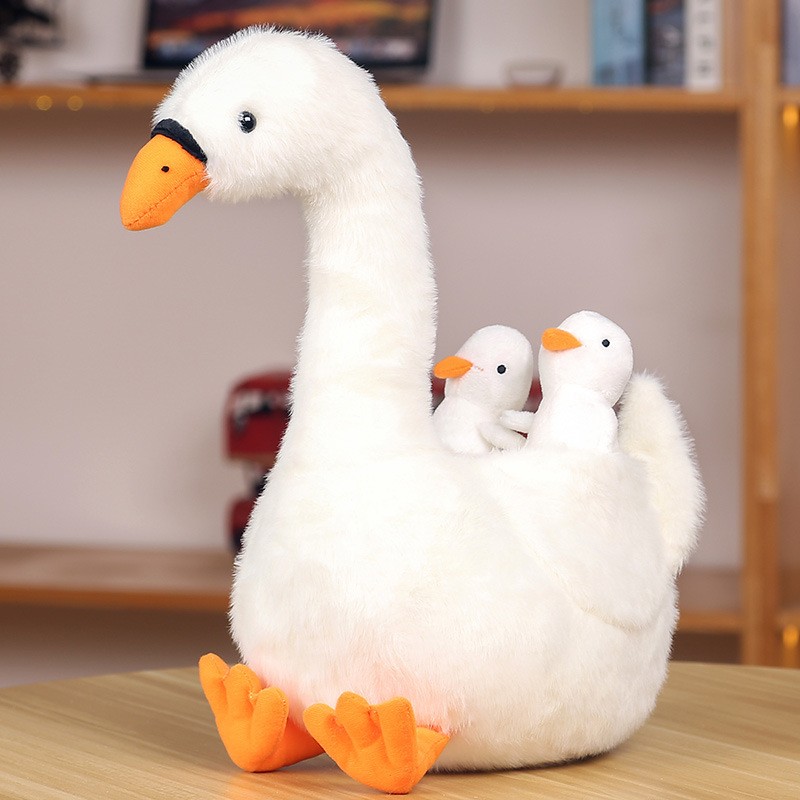 Fashion Mother And Son Goose Doll Plush Toys