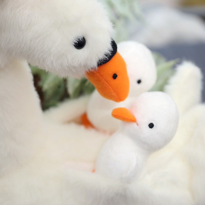 Fashion Mother And Son Goose Doll Plush Toys