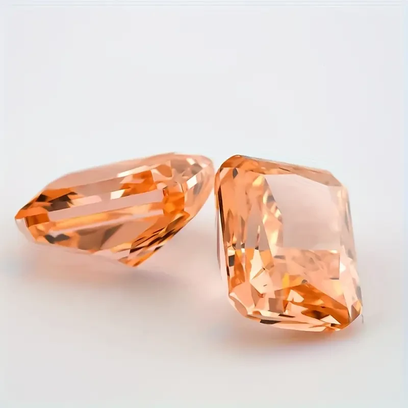 1pc 7A Ice Cut 8X10mm Colored Zirconia for Ring, Pendant, Necklace, Earring Making