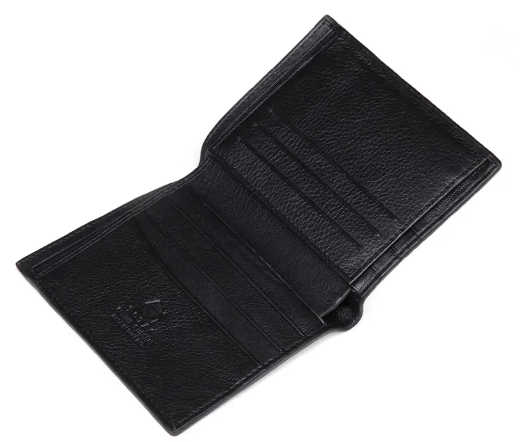 Men's Horizontal And Vertical Pearl Fish Leather Wallet With Cowhide