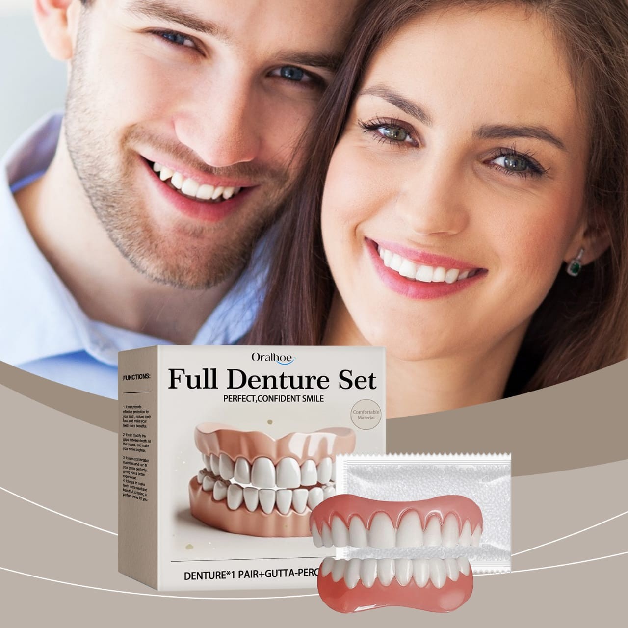 Bikenda Official StoreAdvanced Full Denture Set