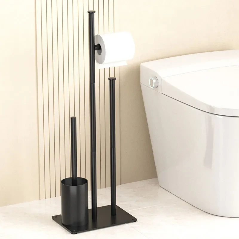 Plastic Free Standing Toilet Roll Holder