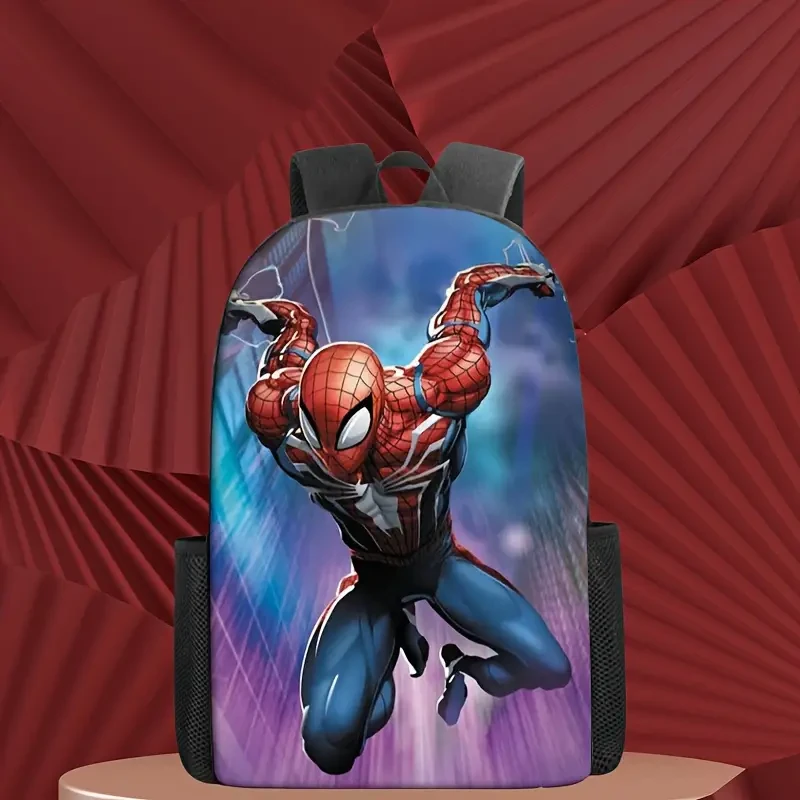 Marvel Spider-Man Backpack - Large Capacity Cartoon School Bag