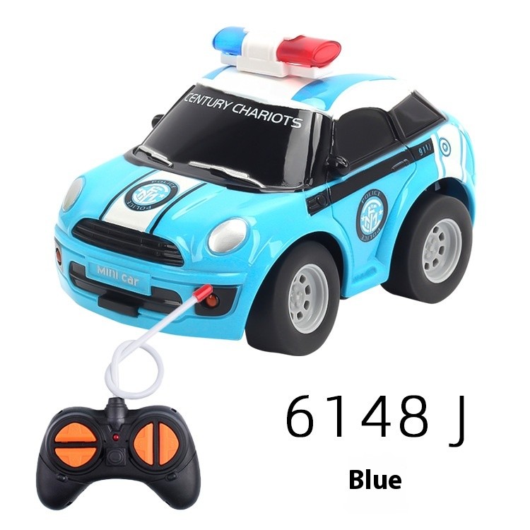 Mini Cartoon Electric Remote Control Cute Four-way Wireless Remote Control Toy Car