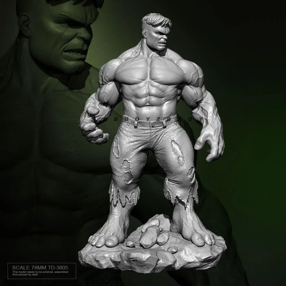 76mm Resin Figure Model Kits DIY Toy Colorless and Self-Assembled TD-3805