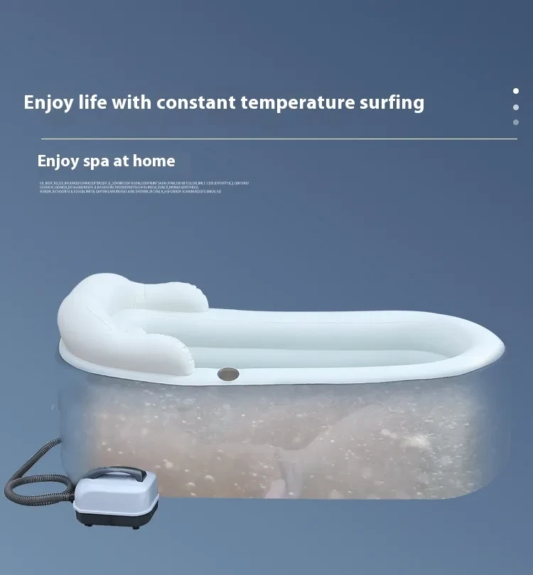 Constant Temperature Inflatable Massage Bathtub Spa Bath Machine
