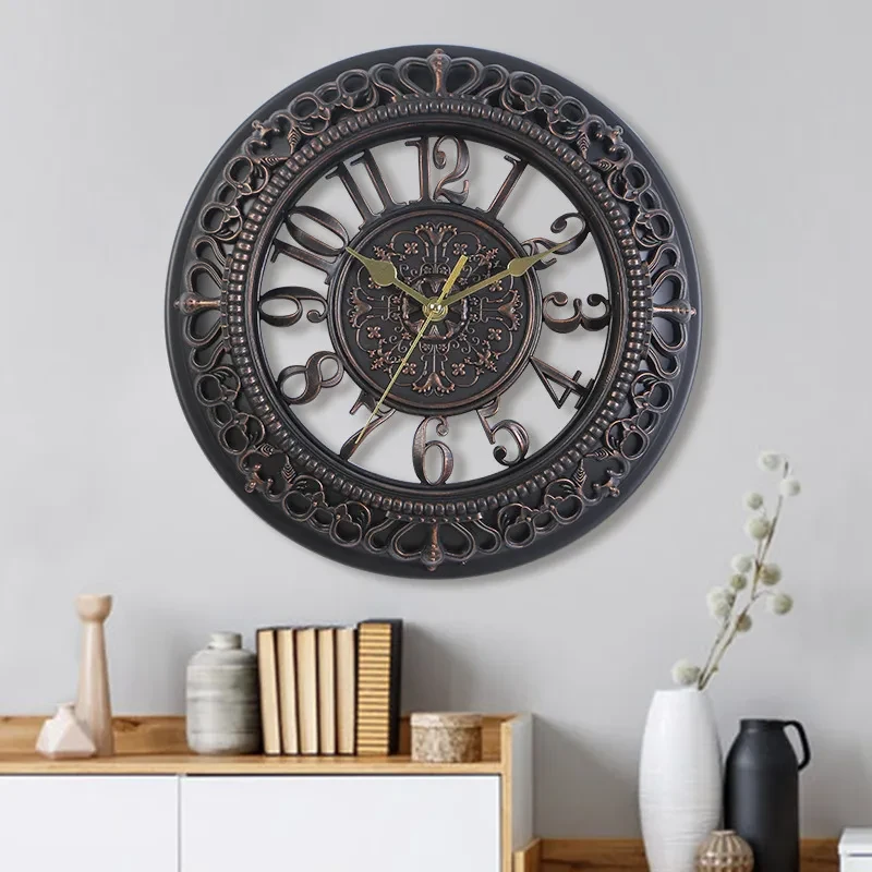 Mechanical gear wall clock