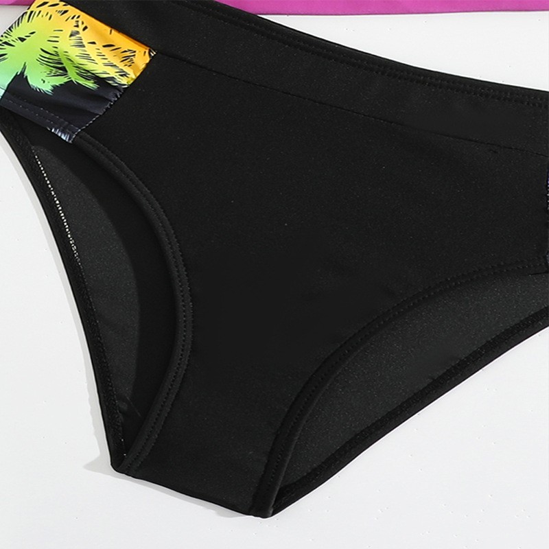 Printed Long-sleeved Conservative Children's Swimsuit