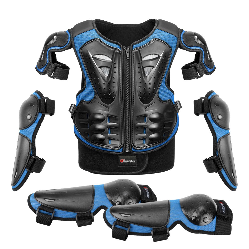 Motorcycle Children's Armour Outdoor Five-piece Set