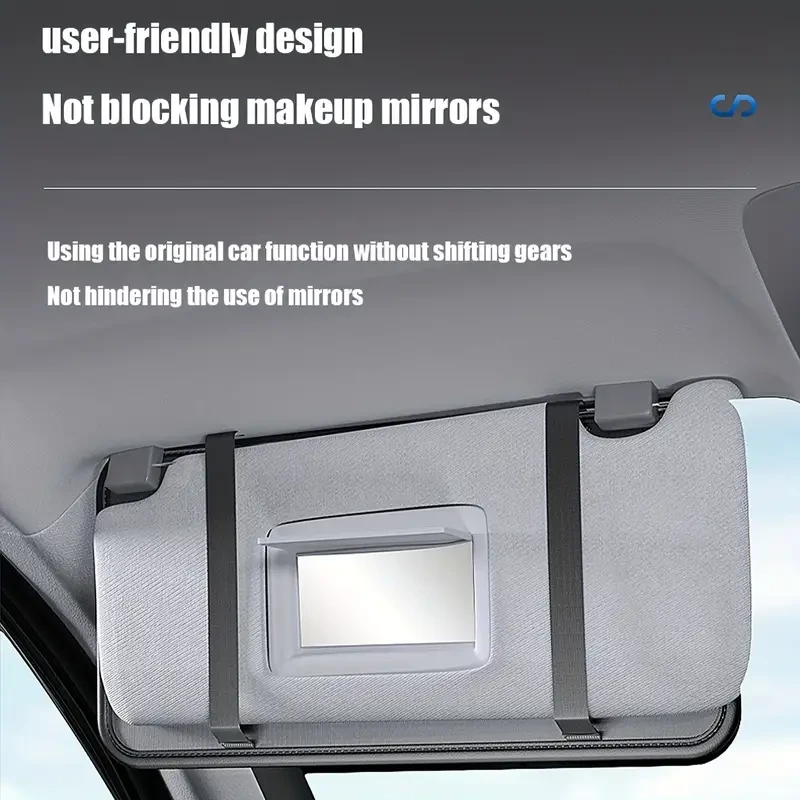 Multi-Functional Car Visor Storage & Glasses Holder