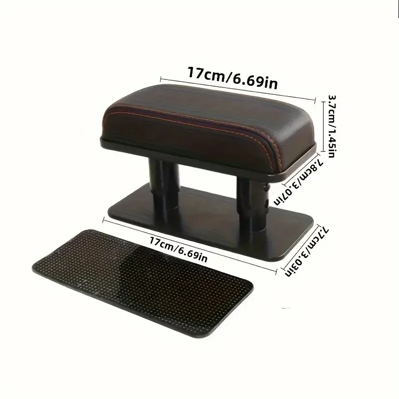 Car Door PU Leather Armrest - Left Elbow Support