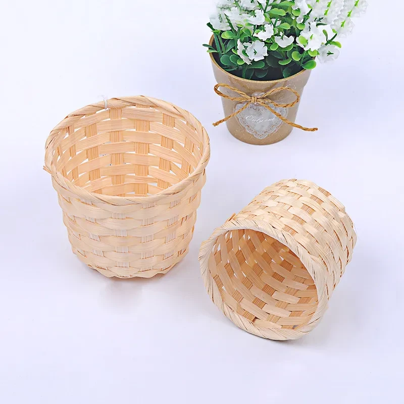 Bamboo gift basket