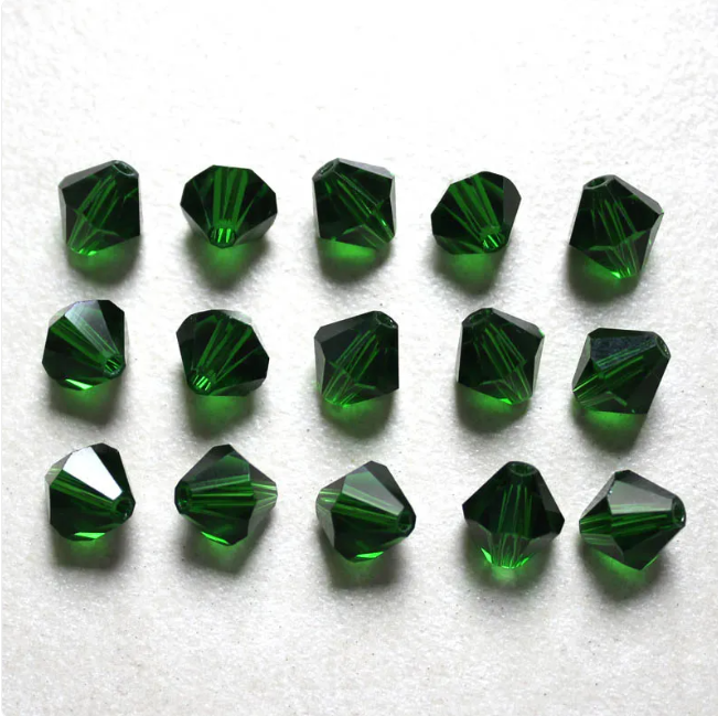 Diamond Shaped Crystal Beads