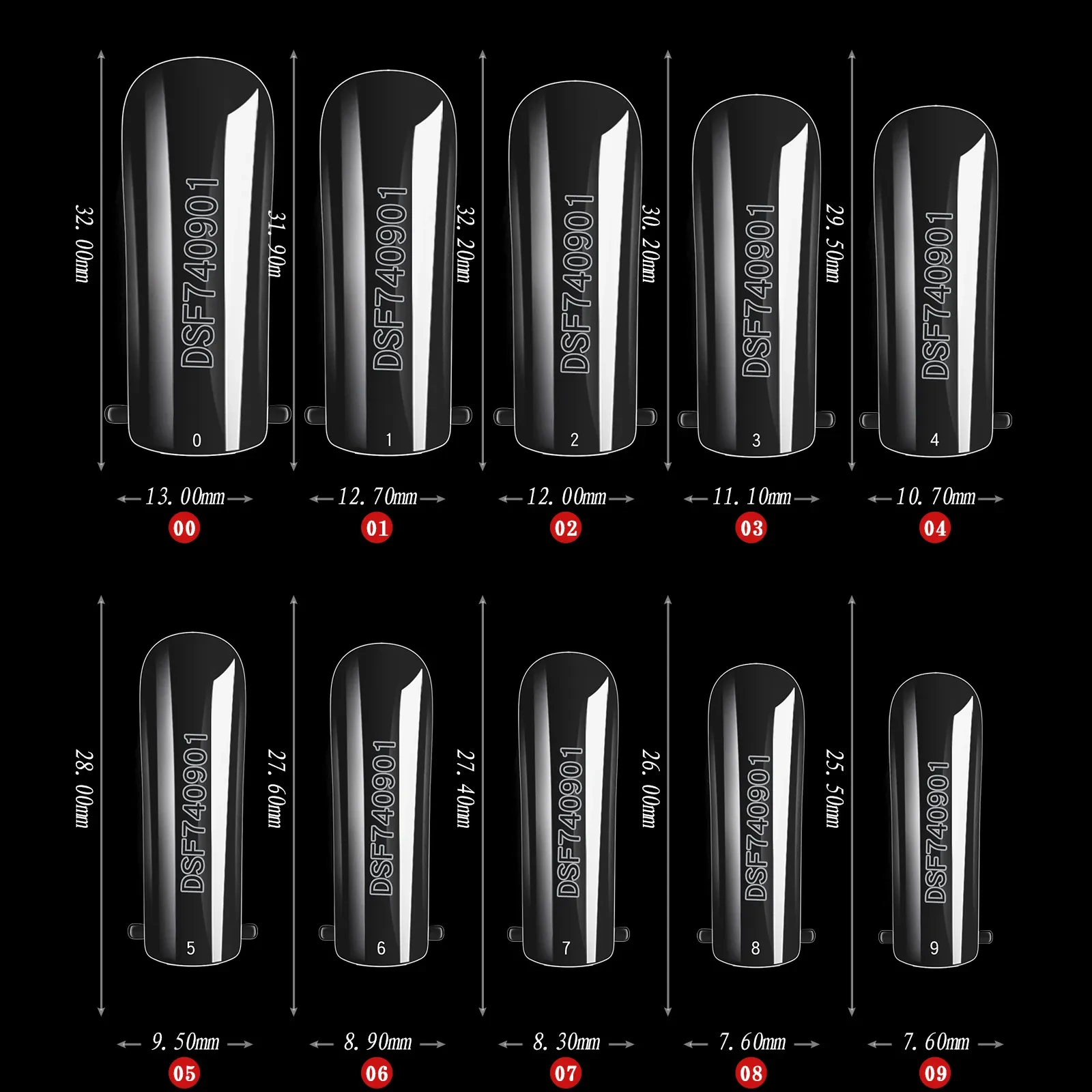 Nail Extension Glue Nail Mold Paperless Holder