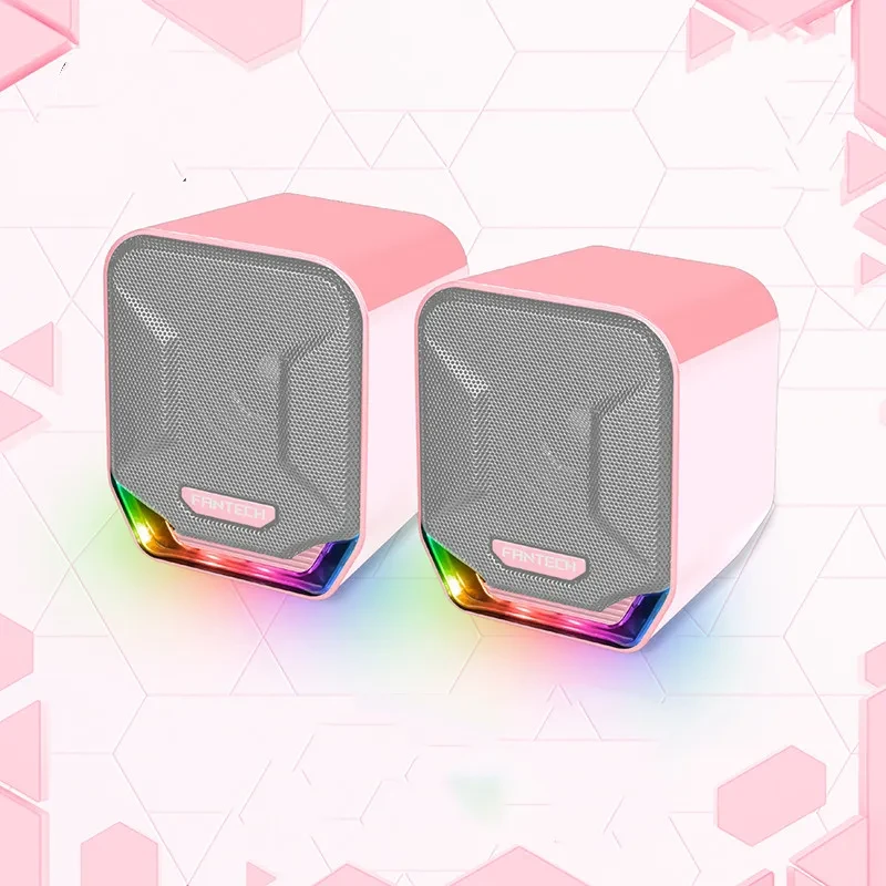 Gaming Wired Mini Stereo Computer Small Speaker