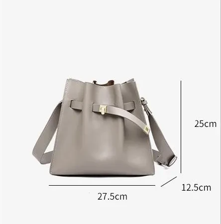 New Ladies Trendy Bucket Large-capacity Versatile Shoulder Bag