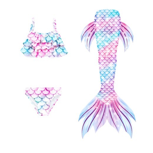 4 piece mermaid swimsuit