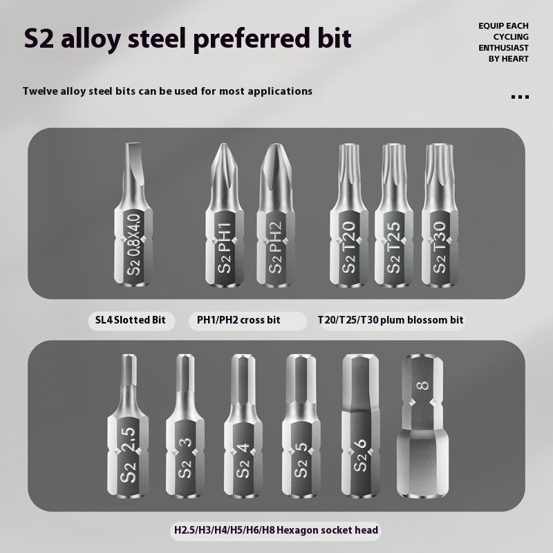 Bicycle Multifunctional Ratchet Spanner Set Quick Release Repair Tool Wrench