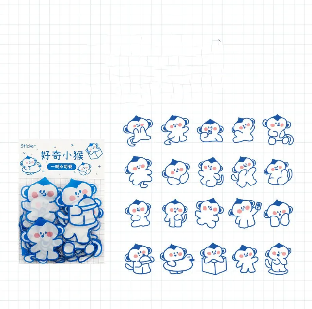 Aesthetic Stickers VSCO Blue