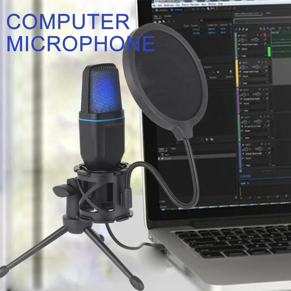 RGB USB Professional Microphone for Gaming, Streaming & Podcasting