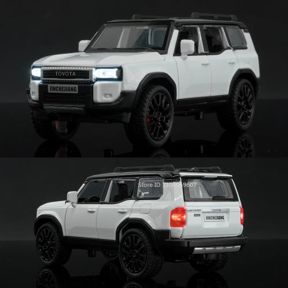 1:32 Prado SUV Car Model Toy: Detailed Alloy Die-casting Off-Road Vehicle