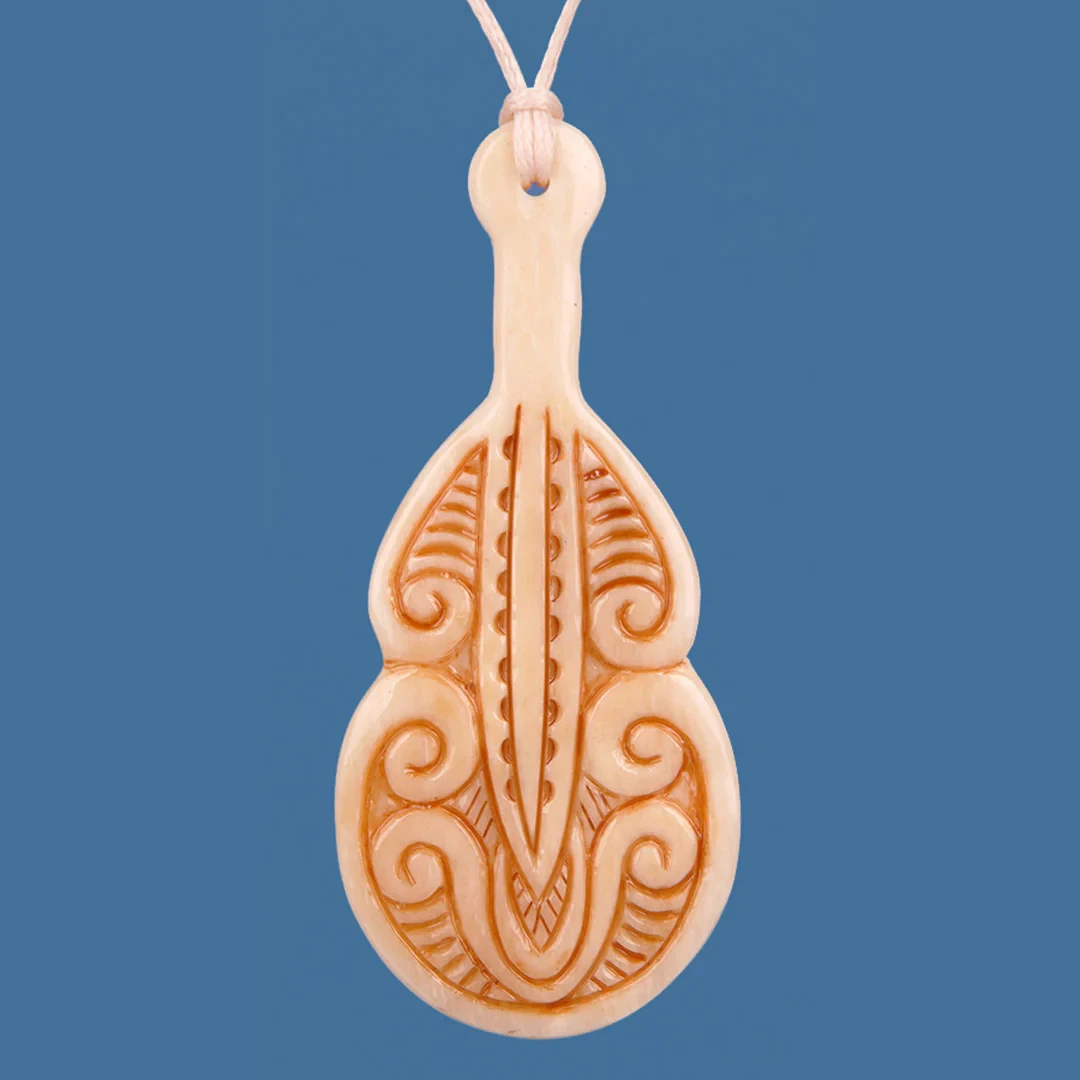 Bone Stained Mere Pendant