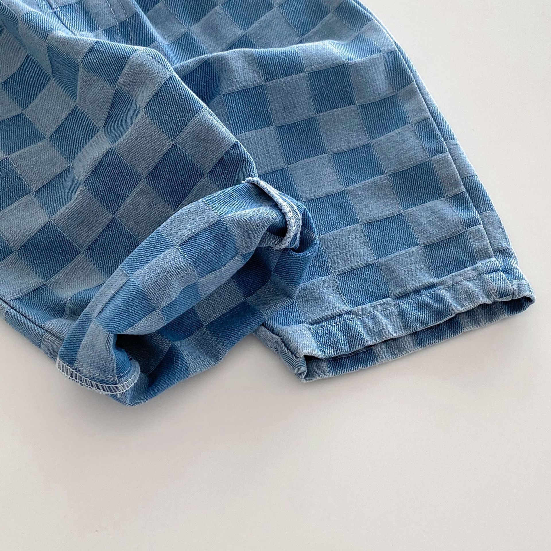 Fashion Personality Boys' Plaid Casual Pants