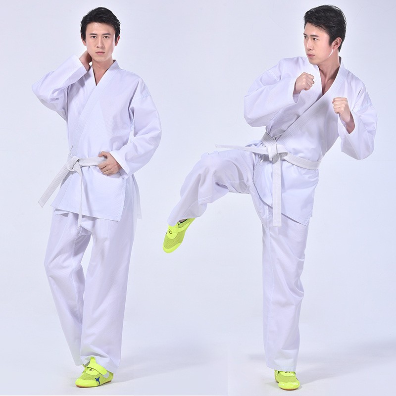Karate White Suit Taoist Robe Suit