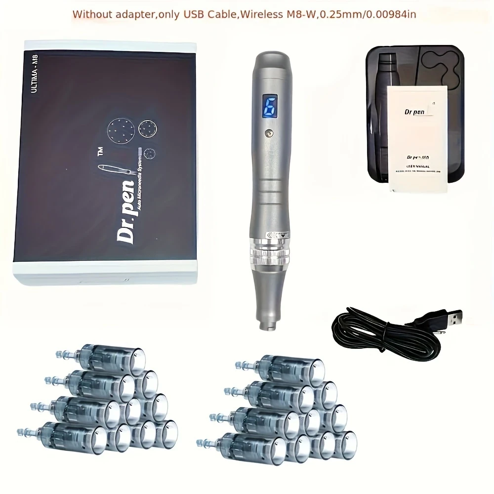 Derma pen drpen M8 pen with 20 nano heads