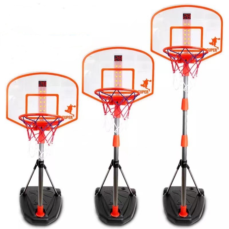 Adjustable Automatic Scoring Basketball Stand