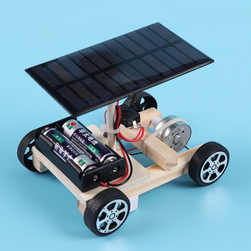 Electric Dual Energy Solar Toy Car Technology Small Production