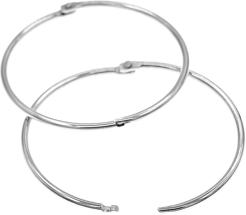 large metal rings that open and close