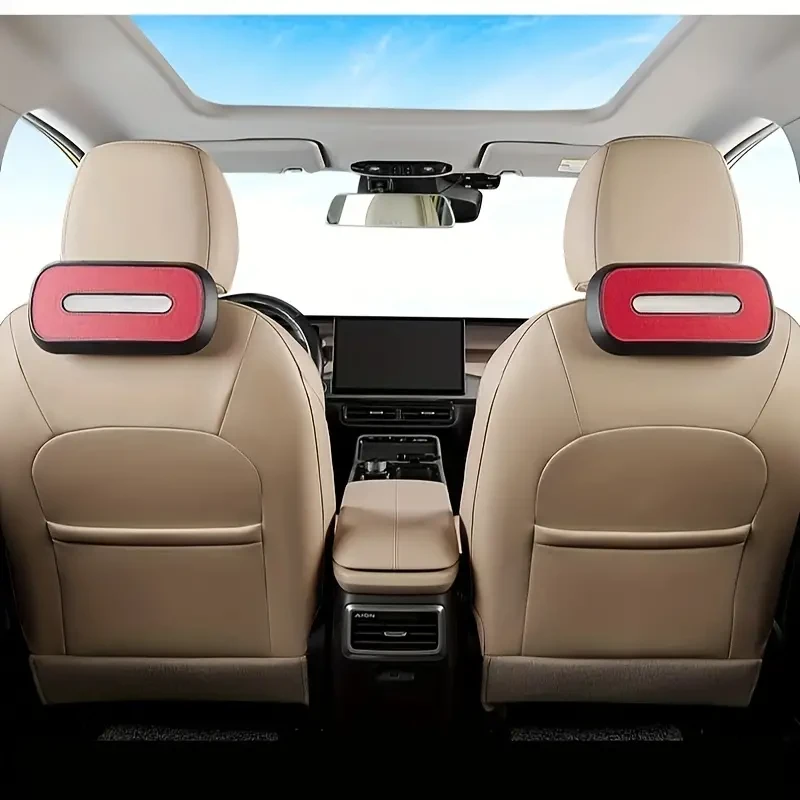 Dual-Use Car Tissue Box with Parking License Plate - Sun Visor, Seat, and Skylight Hanging