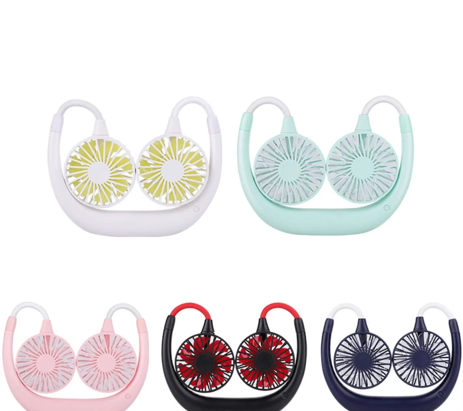 Lazy hanging neck fan