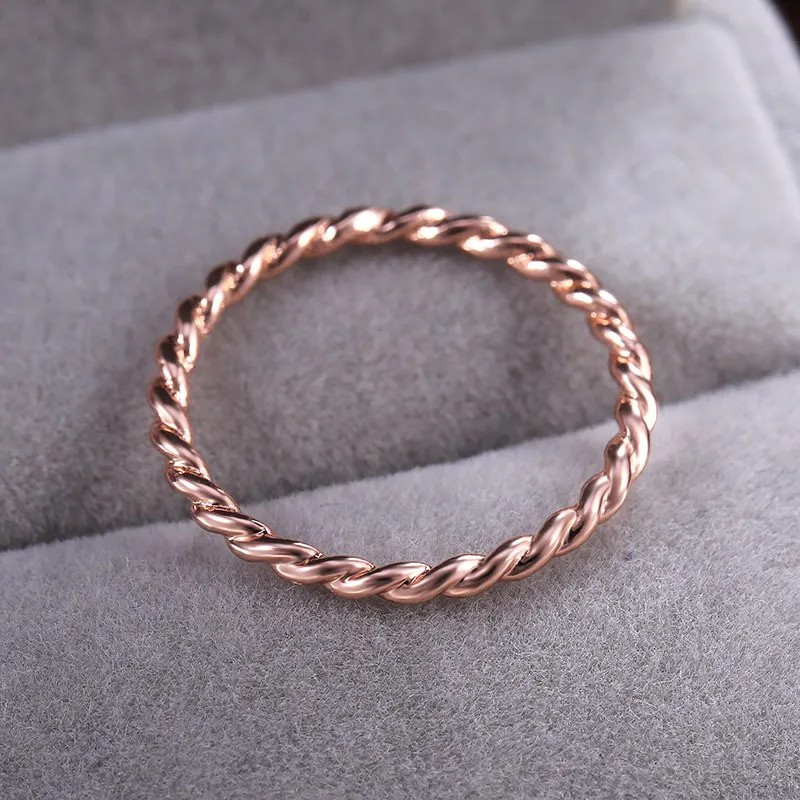 Tensor Ring Copper Energy Twist Ring
