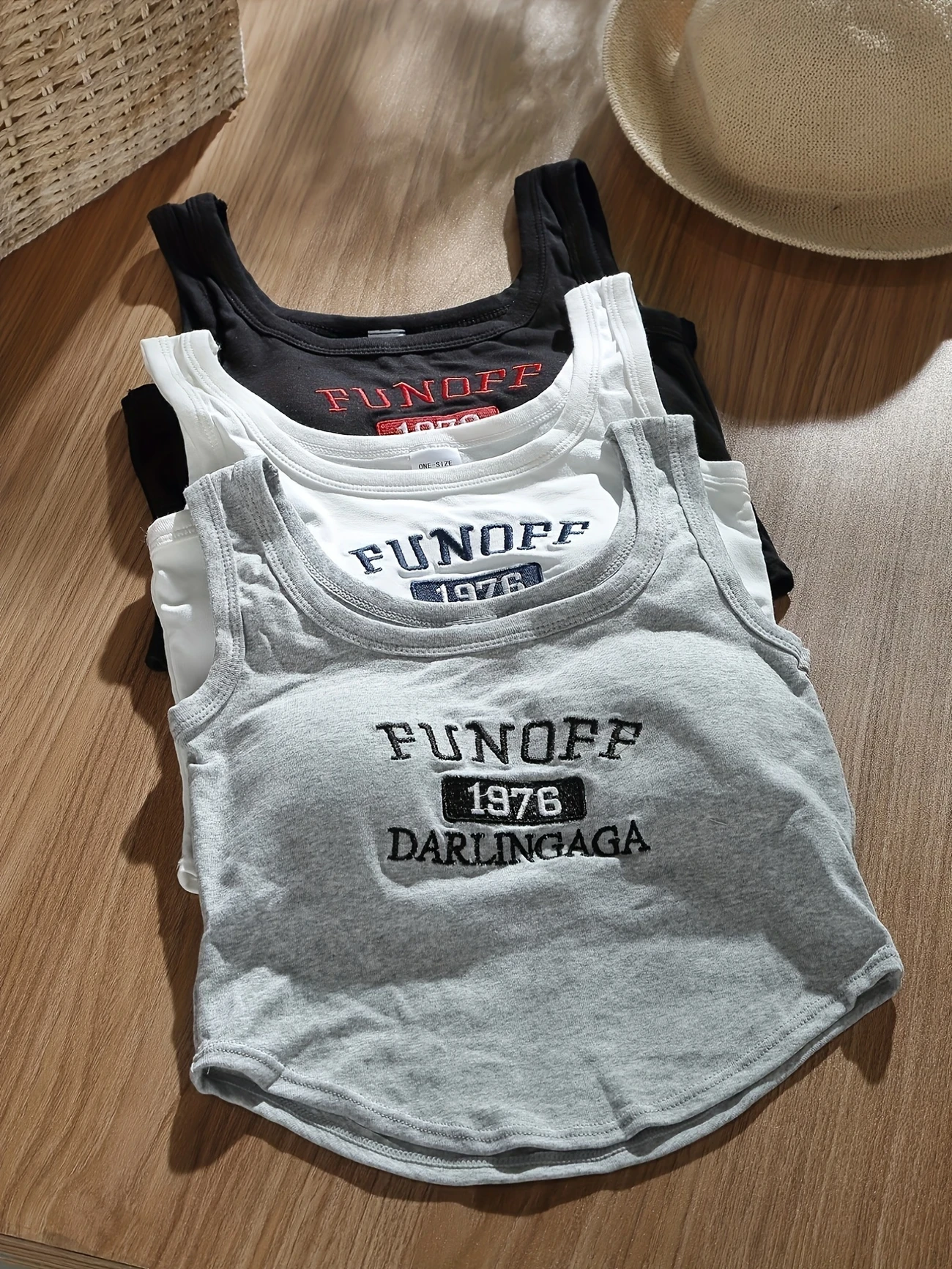 3pcs Tween Girls Fashion Letter Print Camisole Tank Tops Comfortable, Breathable Summer Tops for 9-12 Years Old NZ