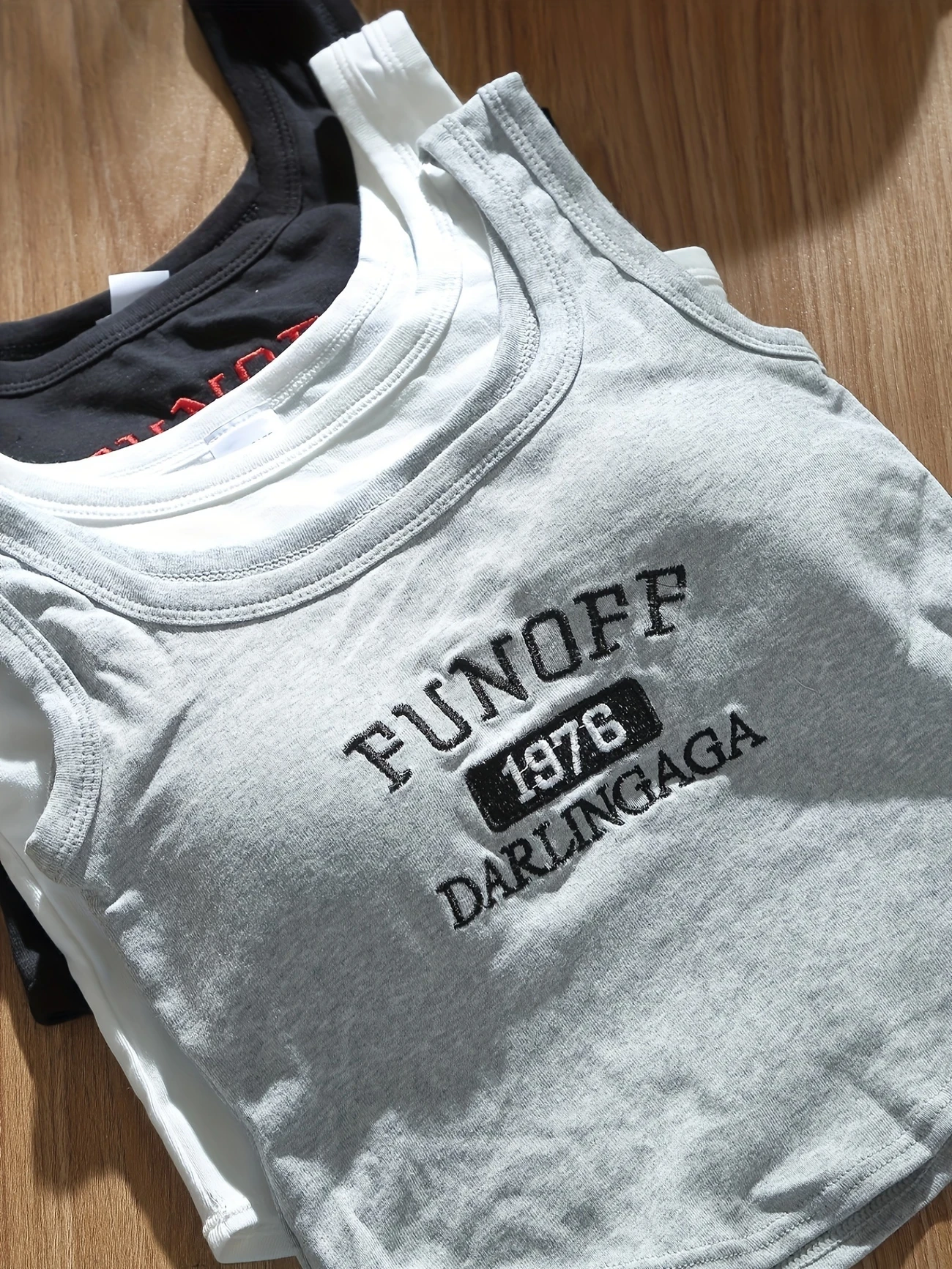 3pcs Tween Girls Fashion Letter Print Camisole Tank Tops  Comfortable, Breathable Summer Tops for 9-12 Years Old NZ