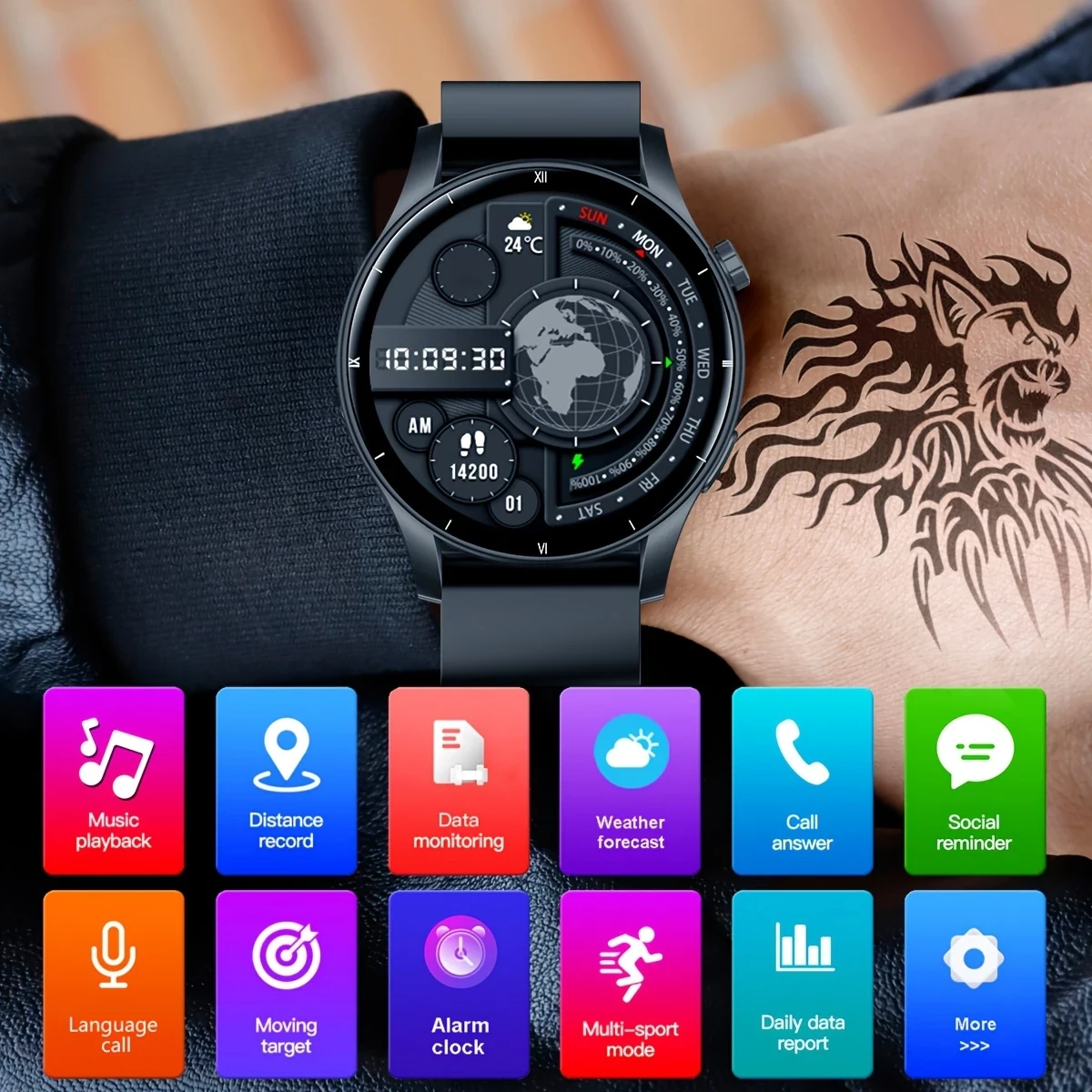 Coiusor Smartwatch for Men