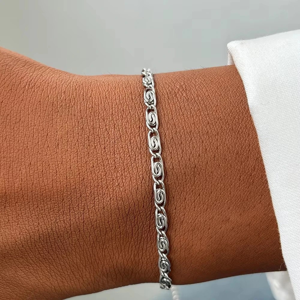 FTCY Stainless Steel Chain Bracelet for Women