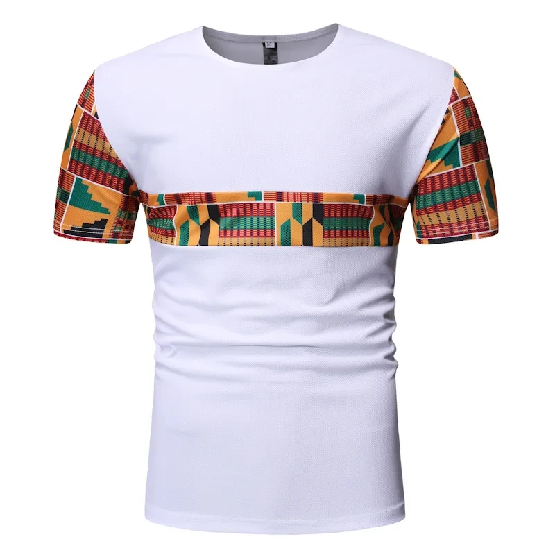 Men's patchwork T-shirt